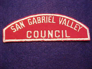 RED/WHITE STRIP, SNA GABRIEL VALLEY/COUNCIL, USED