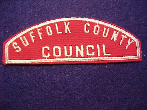 RED/WHITE STRIP, SUFFOLK COUNTY/COUNCIL