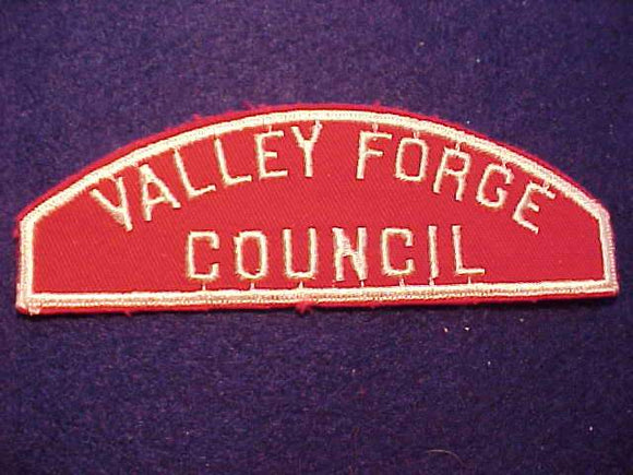 RED/WHITE STRIP, VALLEY FORGE/COUNCIL