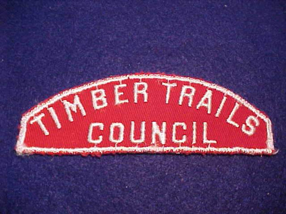 TIMBER TRAILS/COUNCIL RWS, USED (GUIDEBOOK PRICE NEW $110-125)