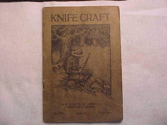 BSA SERVICE LIBRARY BOOKLET, KNIFE CRAFT, SERIES B