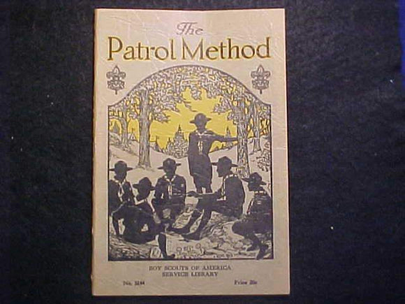 BSA SERVICE LIBRARY BOOKLET, THE PATROL METHOD