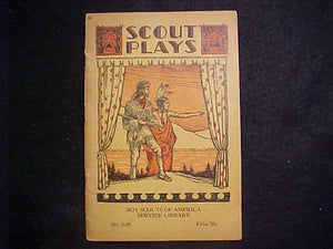 BSA SERVICE LIBRARY BOOKLET, SCOUT PLAYS