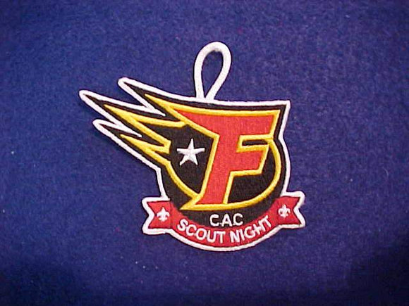INDY FUEL SCOUT NIGHT PATCH, CROSSROADS OF AMERICA COUNCIL