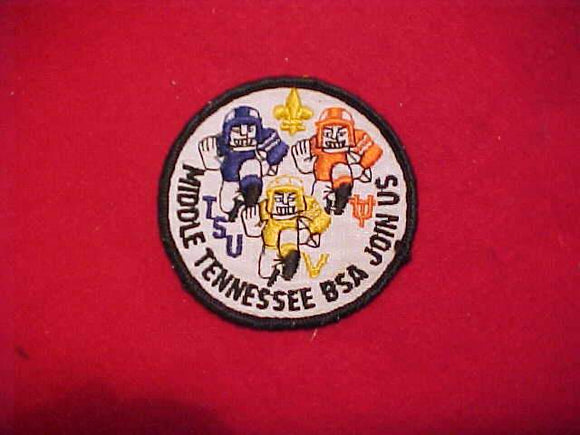 TENNESSEE STATE UNIVERSITY/UNIVERSITY OF TENNESSEE PATCH, MIDDLE TENNESSEE COUNCIL, 