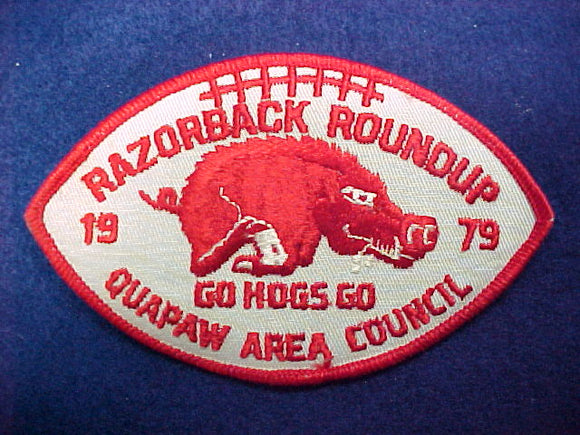 1979 quapaw area council, razorback roundup, arkansas
