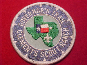 GOVERNOR'S TRAIL PATCH, CLEMENTS SCOUT RANCH