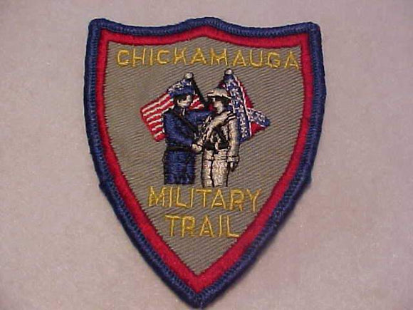 CHICKAMAUGA MILITARY TRAIL PATCH, 3 X 3 5/8