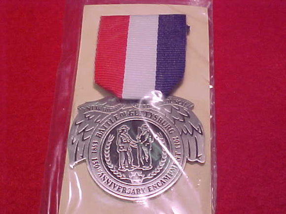 New Birth of Freedom Council medal, Battle of Gettysburg, 150th Anniv. Encampment, 1863-2013