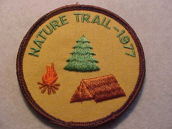 NATURE TRAIL PATCH, 1977, USED