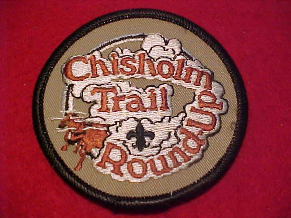 CHISOLM TRAIL PATCH, ROUND-UP