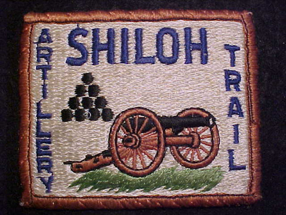 SHILOH ARTILLERY TRAIL PATCH, USED