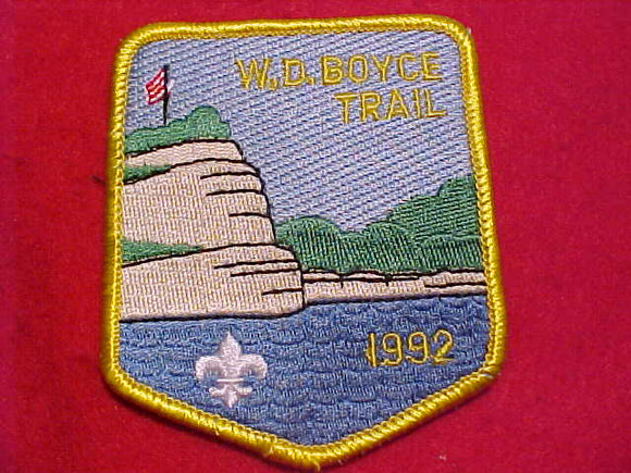 W. D. BOYCE TRAIL PATCH, 1992