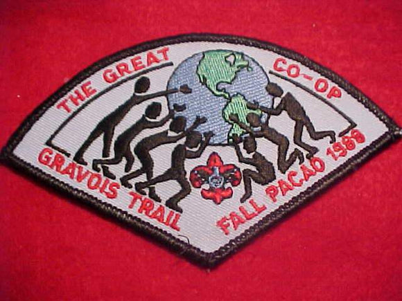 GRAVOIS TRAIL PATCH, 1988, FALL PACAO, 