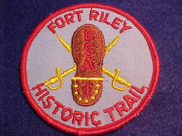 FORT RILEY HISTORIC TRAIL 1 PATCH
