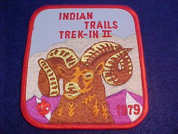 INDIAN TRAILS TREK-IN II PATCH, 1979