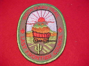ROCK MARY TRAIL PATCH, LAST FRONTIER C., 2 FDL'S