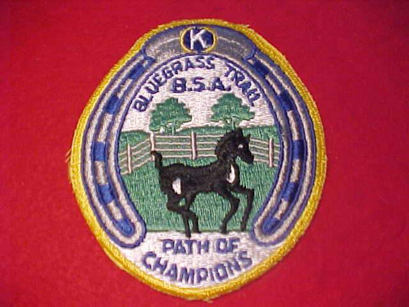 BLUEGRASS TRAIL PATCH, PATH OF CHAMPIONS