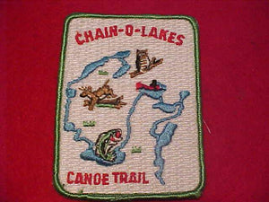 CHAIN-O-LAKES CANOE TRAIL PATCH