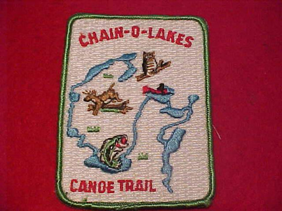 CHAIN-O-LAKES CANOE TRAIL PATCH