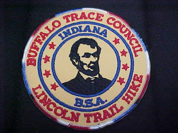 LINCOLN TRAIL HIKE, BUFFLAO TRACE C. JACKET PATCH, 6