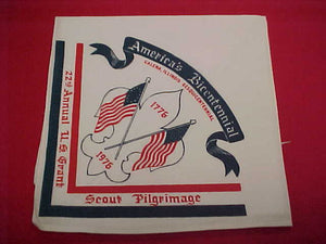 U. S. GRANT PILGRIMAGE N/C, 1976, 22ND ANNUAL, SESQUICENTENNAIL, GALENA, ILL., USED-LIKE NEW