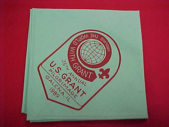 U. S. GRANT PILGRIMAGE N/C, 1989, 35TH ANNUAL, AROUND THE WORLD WITH GRANT, USED-LIKE NEW