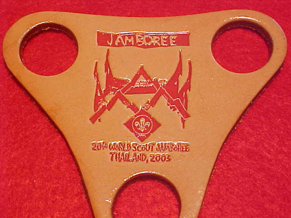 2003 WJ WOGGLE, 3 HOLE STYLE, RED IMPRINT