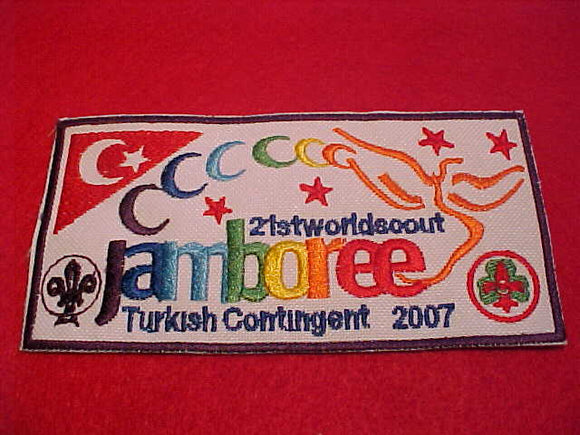2007 WJ PATCH, TURKEY CONTIGENT