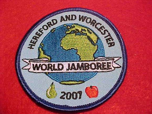 2007 WJ PATCH, U. K., HEREFORD AND WORCESTER CONTIGENT