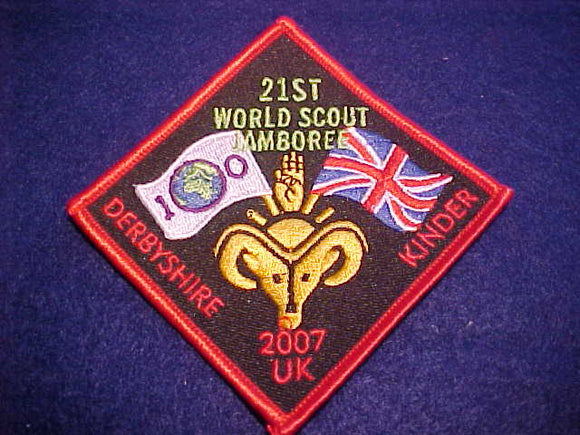2007 WJ PATCH, U. K., DERBYSHIRE KINDER