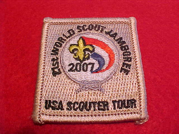 2007 WJ PATCH, USA SCOUTER TOUR, SMALL