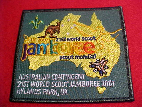 2007 WJ PATCH, AUSTRALIAN CONTIGENT