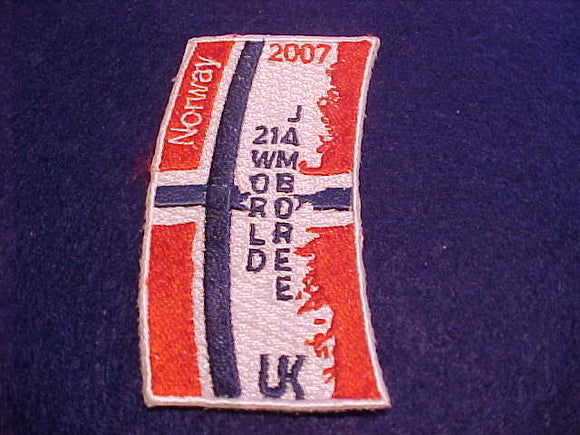 2007 WJ PATCH, NORWAY CONTIGENT
