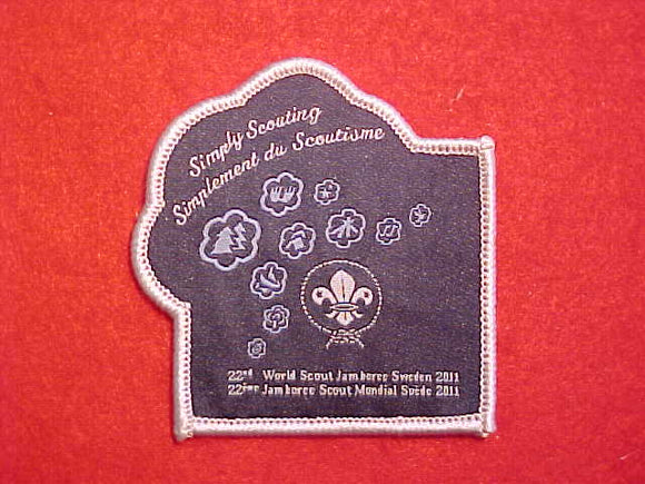 2011 WJ PATCH, OFFICIAL. ISSUED 2 PER PARTICIPANT
