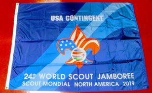 2019 WJ USA CONTINGENT FLAG,48X68", MINT