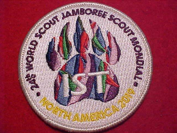 2019 WJ PATCH, INTERNATIONAL SERVICE TEAM, OFFICIAL ISSUE