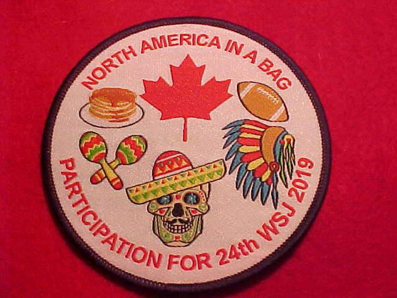 2019 WJ PATCH, PARTICIPATION FOR 24TH WSJ, NORTH AMERICA IN A BAG
