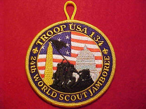 2019 WJ PATCH, USA/BSA TROOP 134