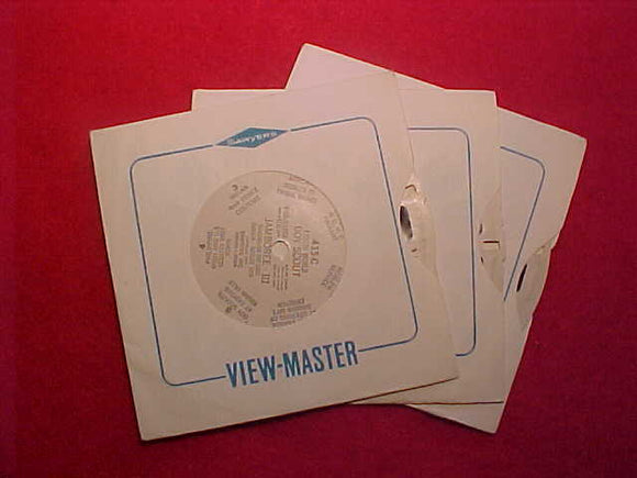 1955 WJ VIEW-MASTER SET OF 3 DISCS, 21 TOTAL PICS