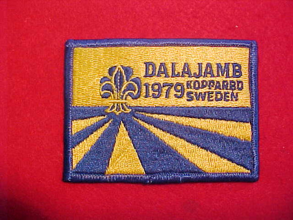 1979 WJ PATCH, DALAJAMB SWEDEN, FULLY EMBROIDERED