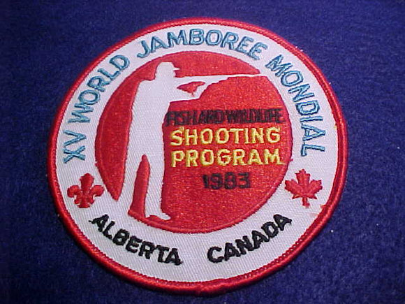 1983 WJ PATCH, FISH AND WILDLIFE SHOOTING PROGRAM