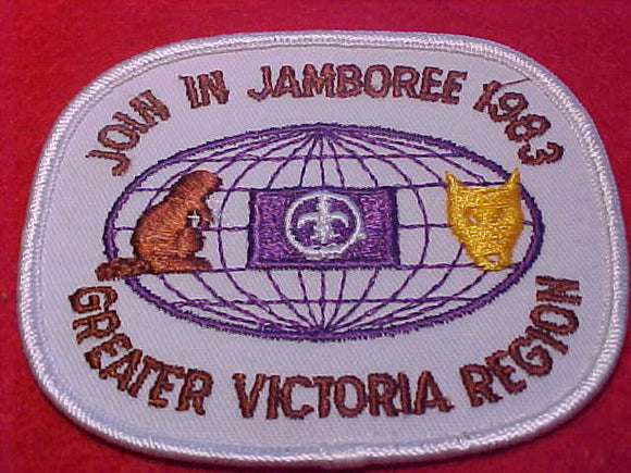 1983 WJ PATCH, JOIN IN JAMBOREE, GREATER VICTORIA REGION