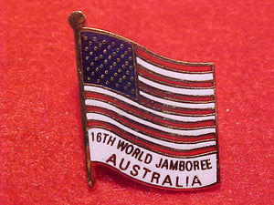 1988 WJ PIN, BSA, US FLAG