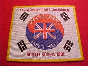 1991 WJ PATCH, GREATER LONDON/NORTH WEST, UNITED KINGDOM CONTIGENT