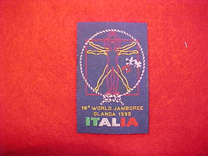 1995 WJ PATCH, ITALY CONTINGENT
