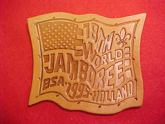 1995 WJ PATCH, BSA CONTINGENT, LEATHER