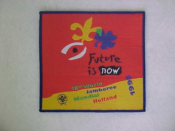 1995 WJ PATCH, SOUVENIR ISSUE, SOLD AT TRADING POST, 120X 120 MM