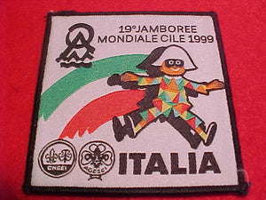 1999 WJ CONTINGENT PATCH, ITALY