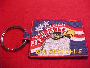 1999 WJ KEYCHAIN, BSA CONTINGENT, EMBROIDERED